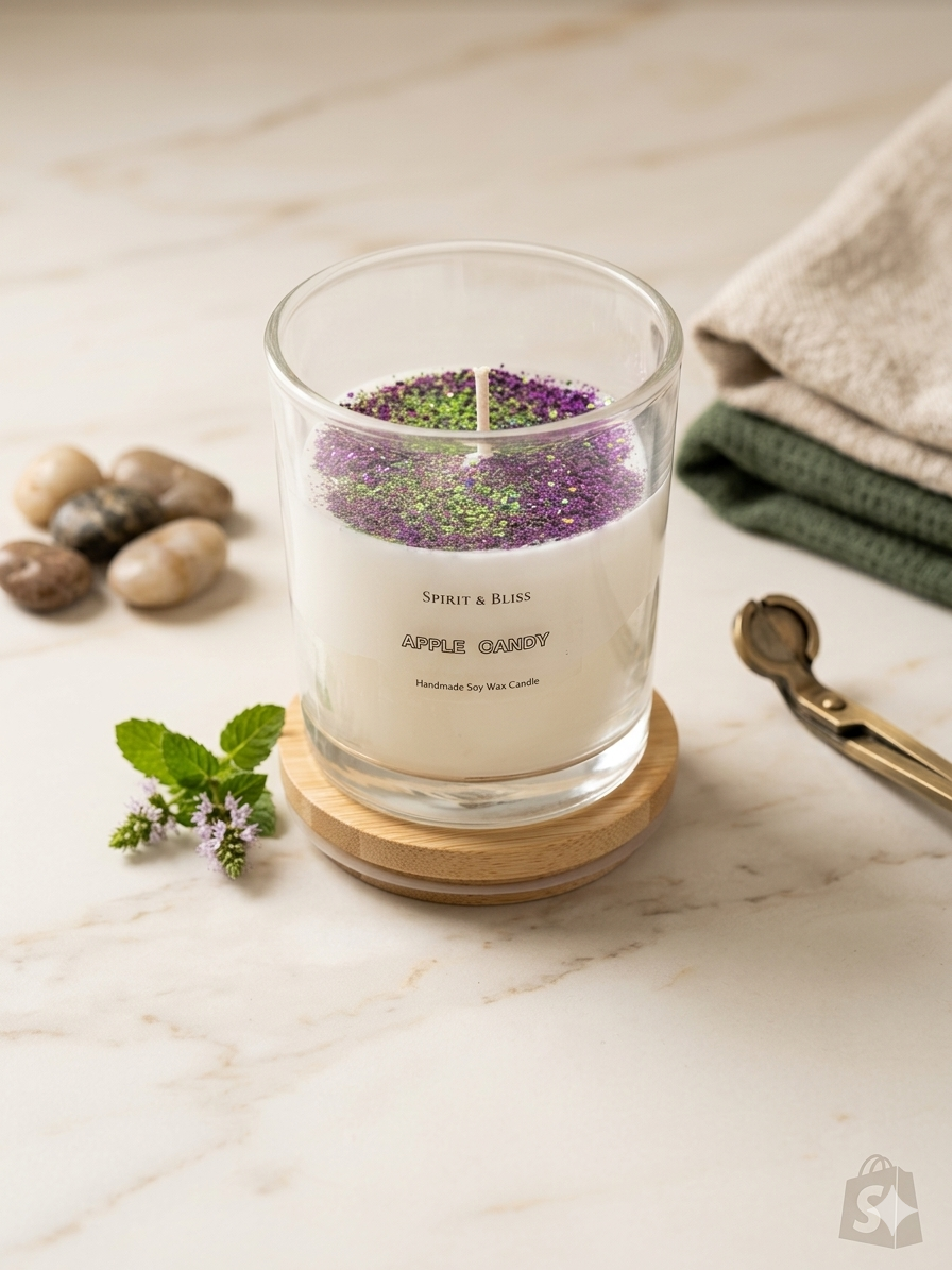 Soy Wax Candle- Apple Candy