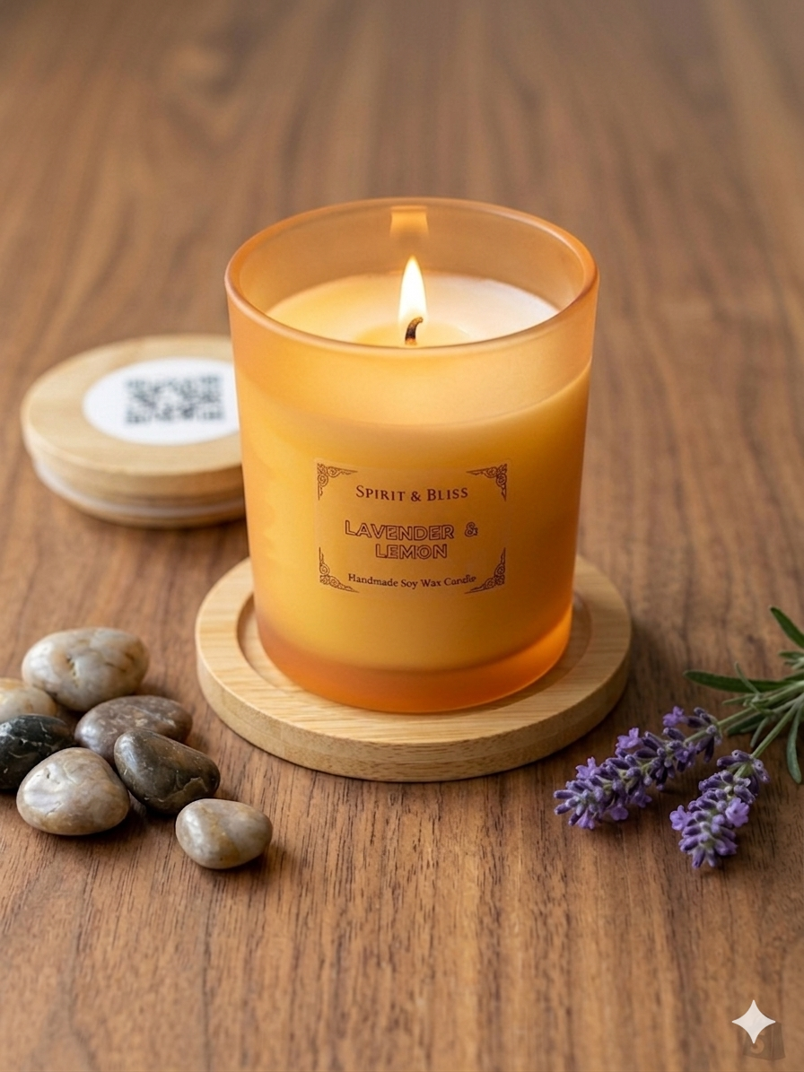 Soy Wax Candles-Lavenda & Lemon