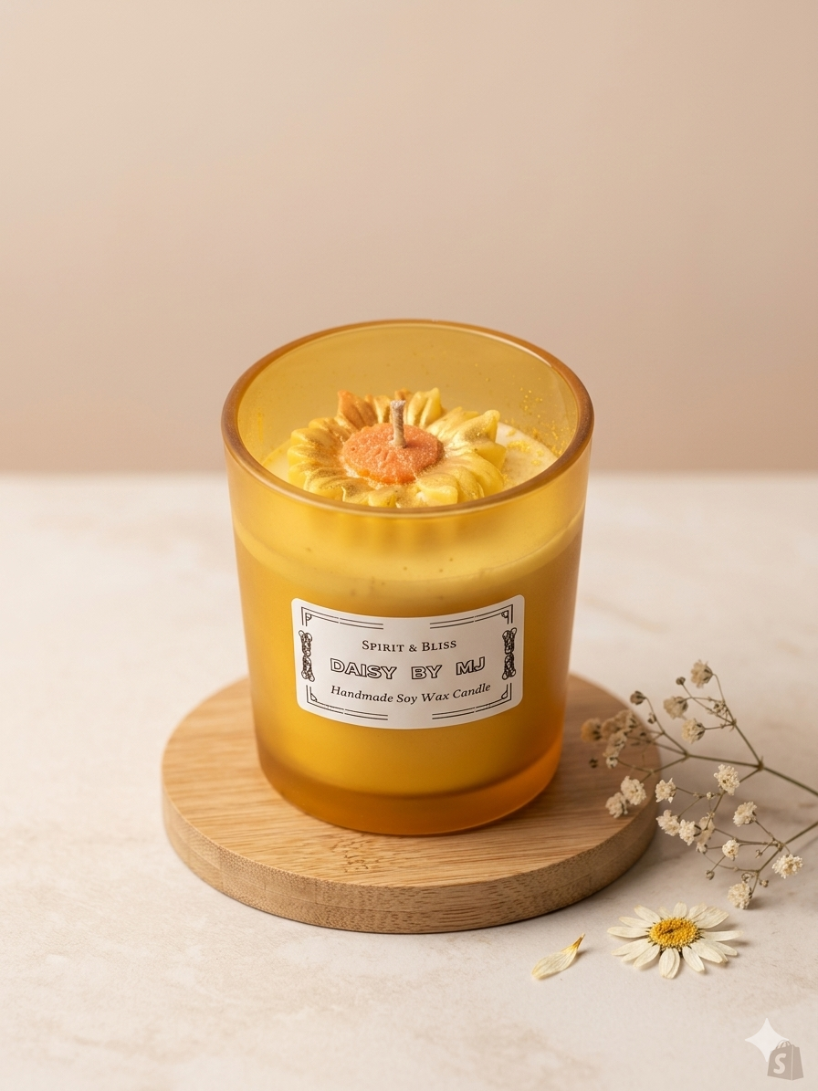 Soy Wax Candle - Daisy By MJ