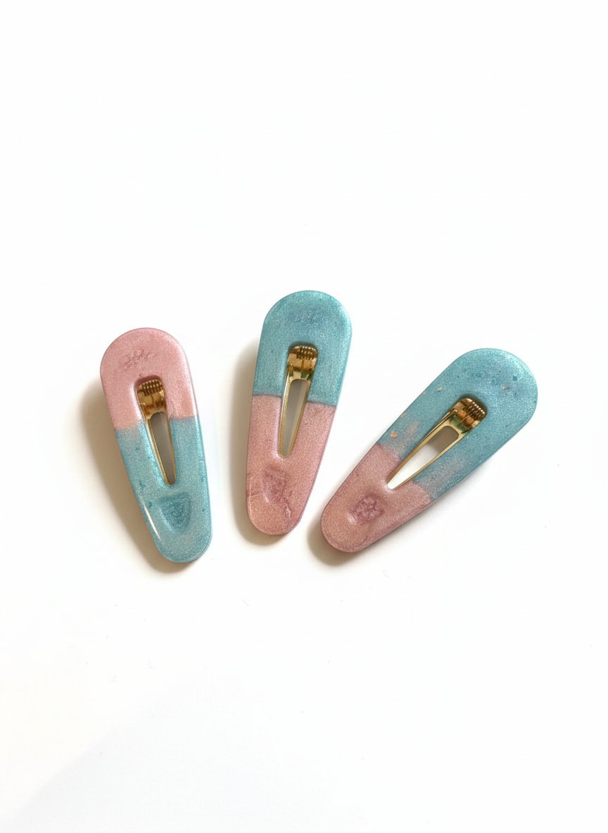 Resin Hair Clips: Handmade with Love