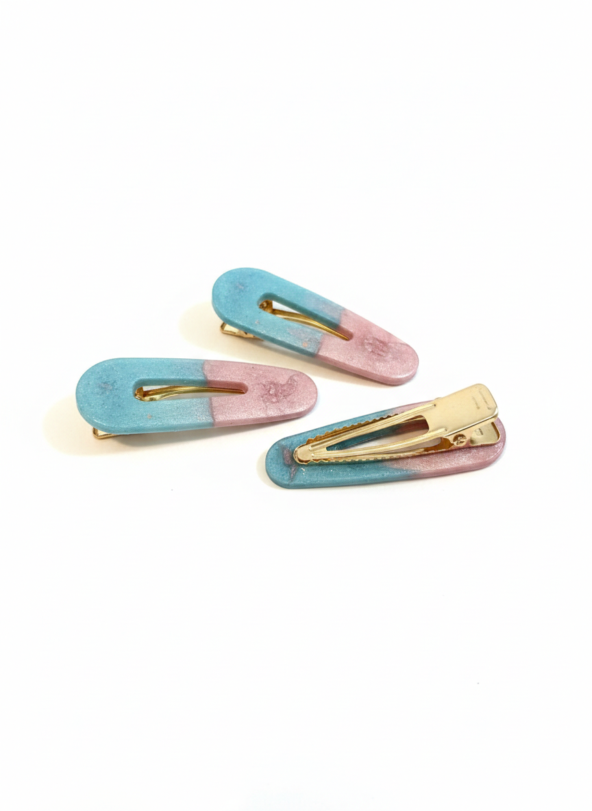 Resin Hair Clips: Handmade with Love