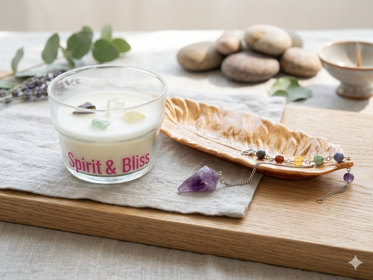 The Ultimate Serenity Bundle: Ritual Candle & Resin Tray