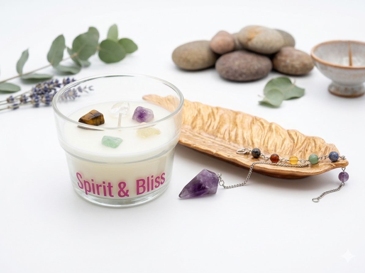 The Ultimate Serenity Bundle: Ritual Candle & Resin Tray