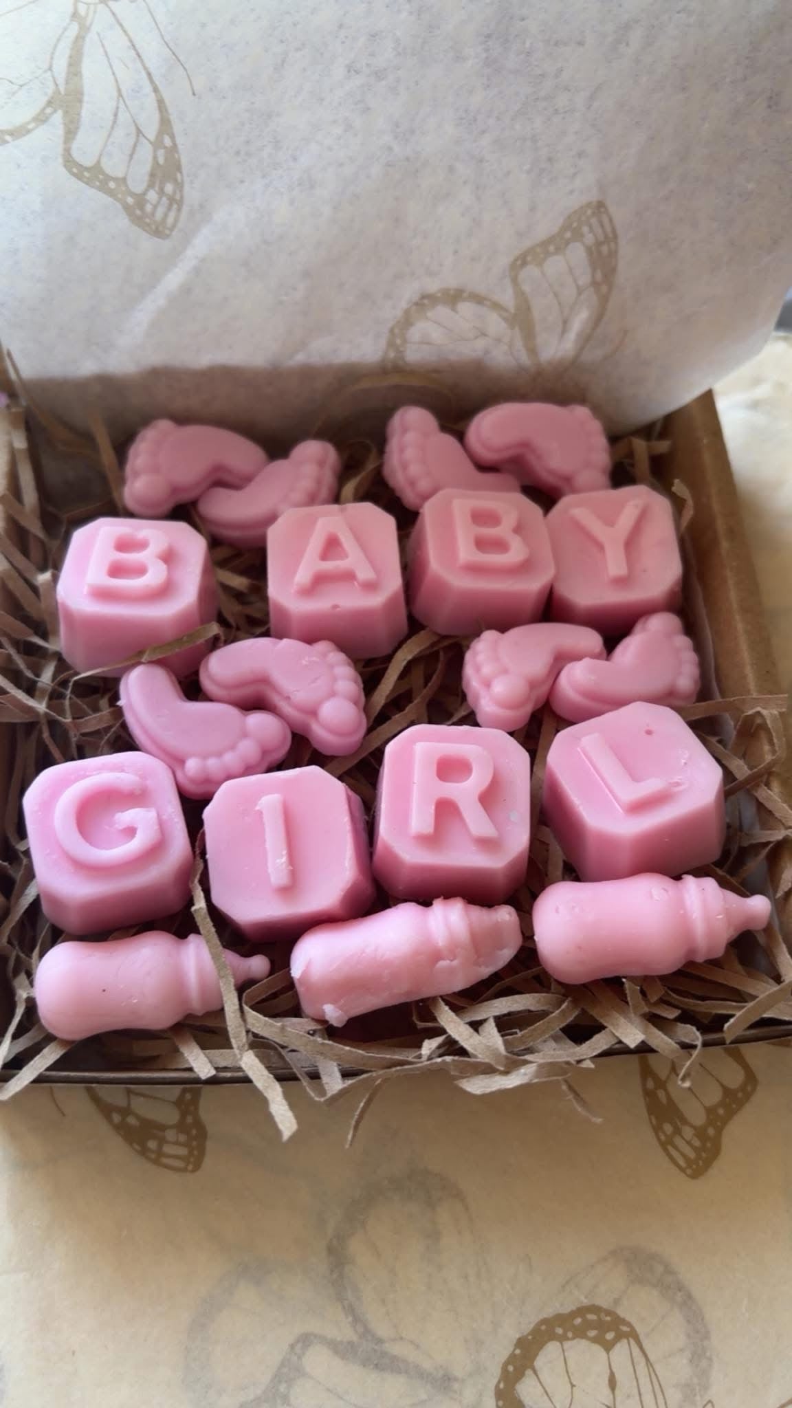 ‘BabyGirl'  Decorative Soy Wax Melts
