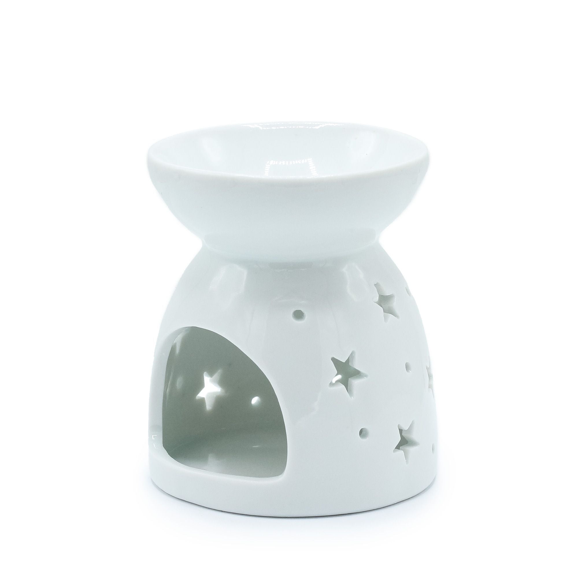 Wax Melt Burner Angel Cut Out- White
