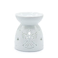 Wax Melt Burner Angel Cut Out- White